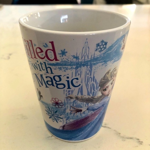 Disney Frozen Movie Mug “Filled with Magic” Olaf Anna Elsa Coffee 12 oz. - Picture 3 of 5